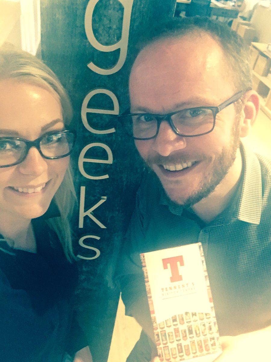 tennentsacad's tweet photo. Steph hits up the G1Geeks @G1GROUP @ChrisG1_Jobs #TTAonTour #BreweryTours #g1group https://t.co/pzK6WZLPoL