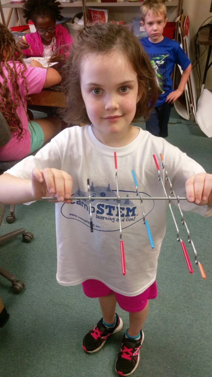 CampSTEM's tweet image. Architectural design challenges with suspend.