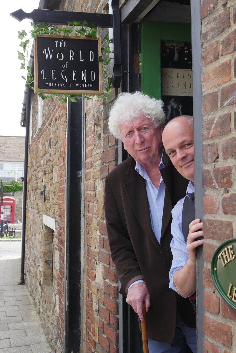 World_of_Legend's tweet photo. Our new studio was graced by the mighty Tom Baker today. We were filming. Open again Sunday.#DoctorWho #rye https://t.co/H6PEecAqZT