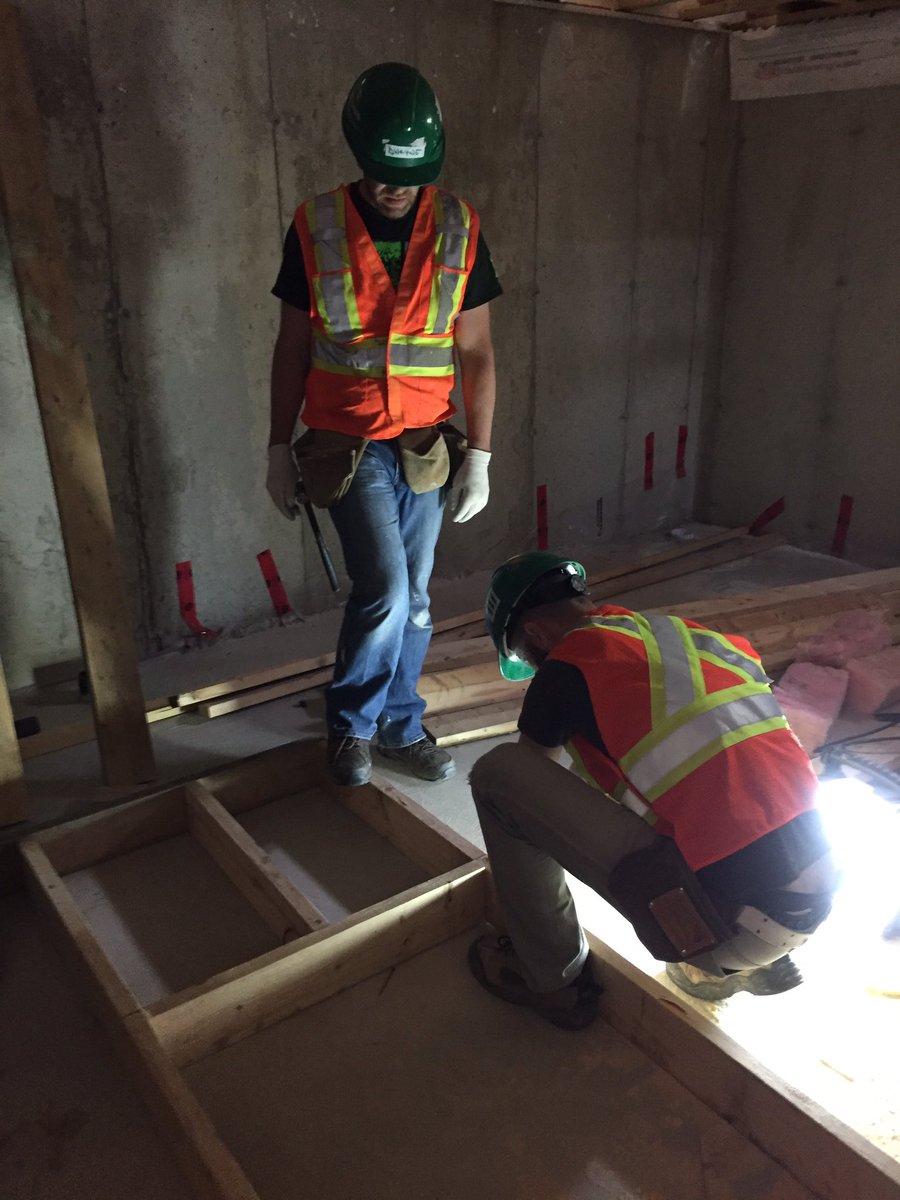 Putting up walls!