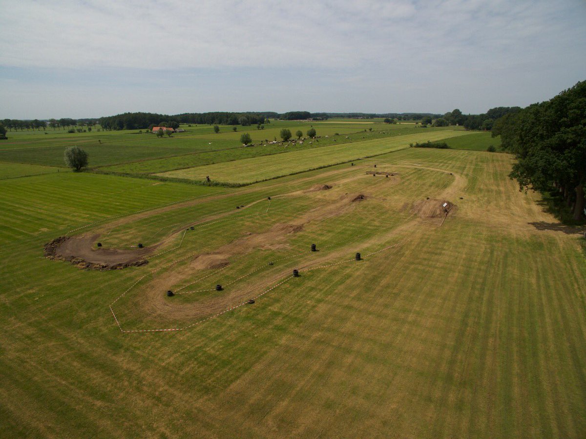 De crossbaan is klaar voor #elshoffeest