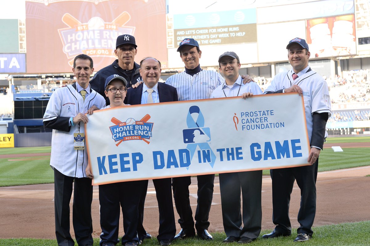 PCFHomeRun's tweet image. Thank you @Yankees and #JoeGirardi for joining the HomeRunChallenge.org team and helping us Keep Dad in the Game!