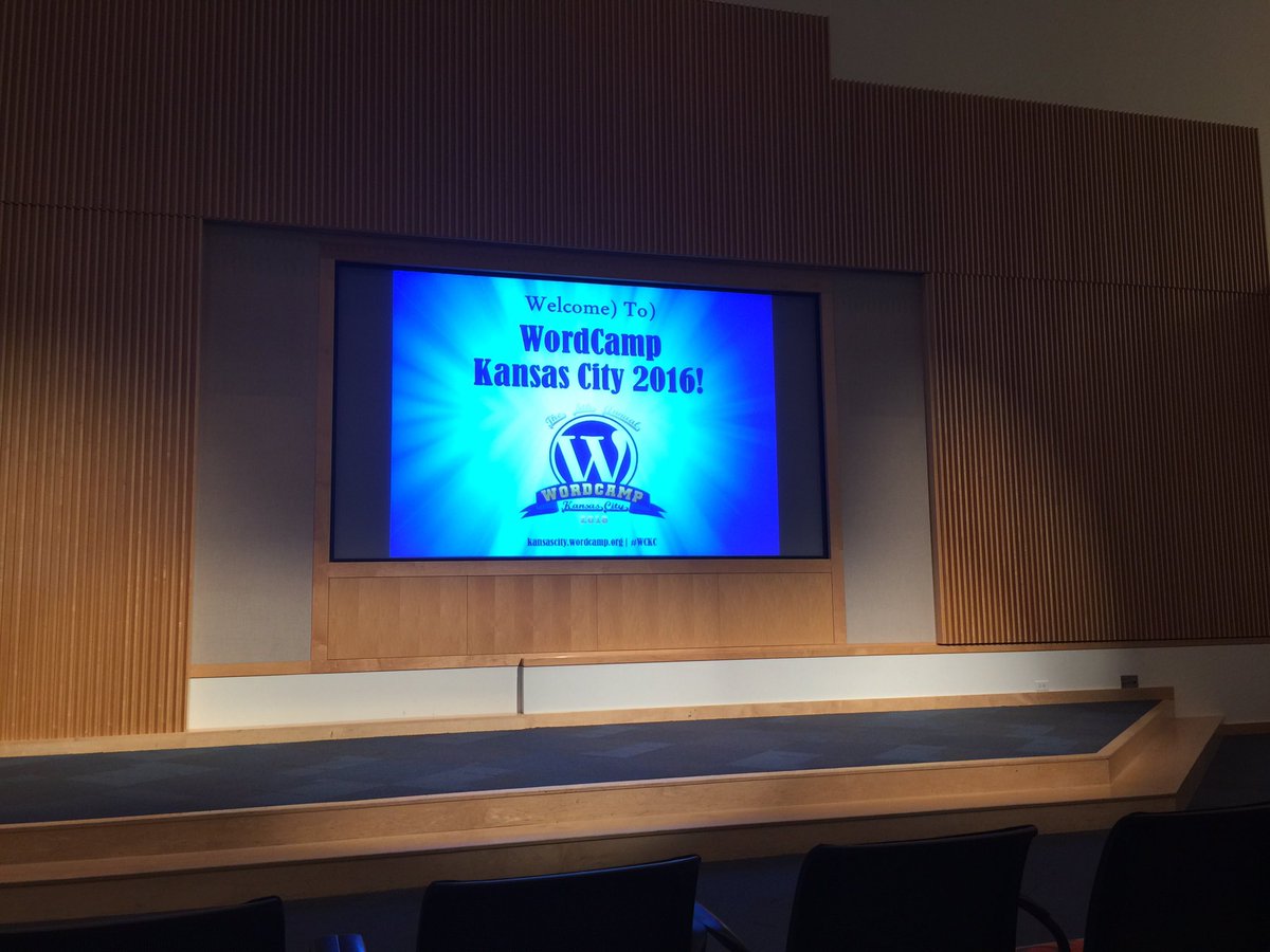 topekadesign's tweet image. Kicking it at #wckc WordCamp KC and doing last minute edits to my presentation for tomorrow on the REST API