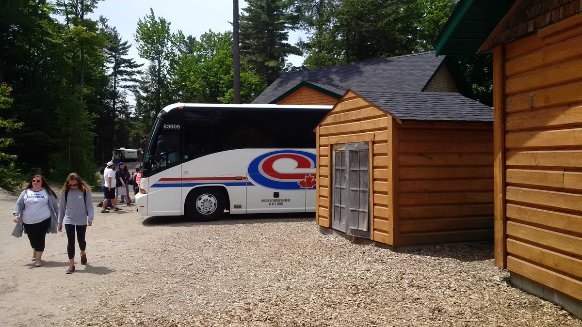 StAndrewSchool's tweet photo. Gr. 8 Student bus pulling out in 2 mins. Students will text you when 30 mins away. Also A.T. Of A. On voicemail soon https://t.co/srpjvLoIDT
