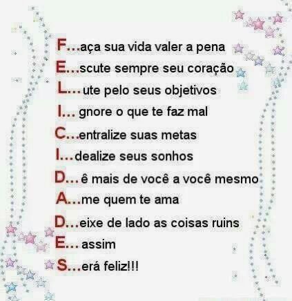 Hoje é sexta-feira, não se esqueça de tirar um tempinho para ser FELIZ!!!
