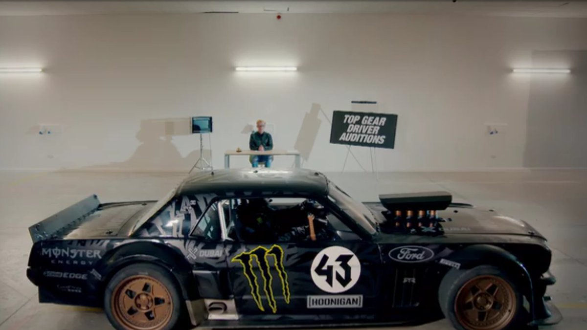 Video: Mr Gymkhana himself auditioned for TG… with his 845bhp Hoonicorn. Here’s how it went tpgr.me/ZNk33018tQm
