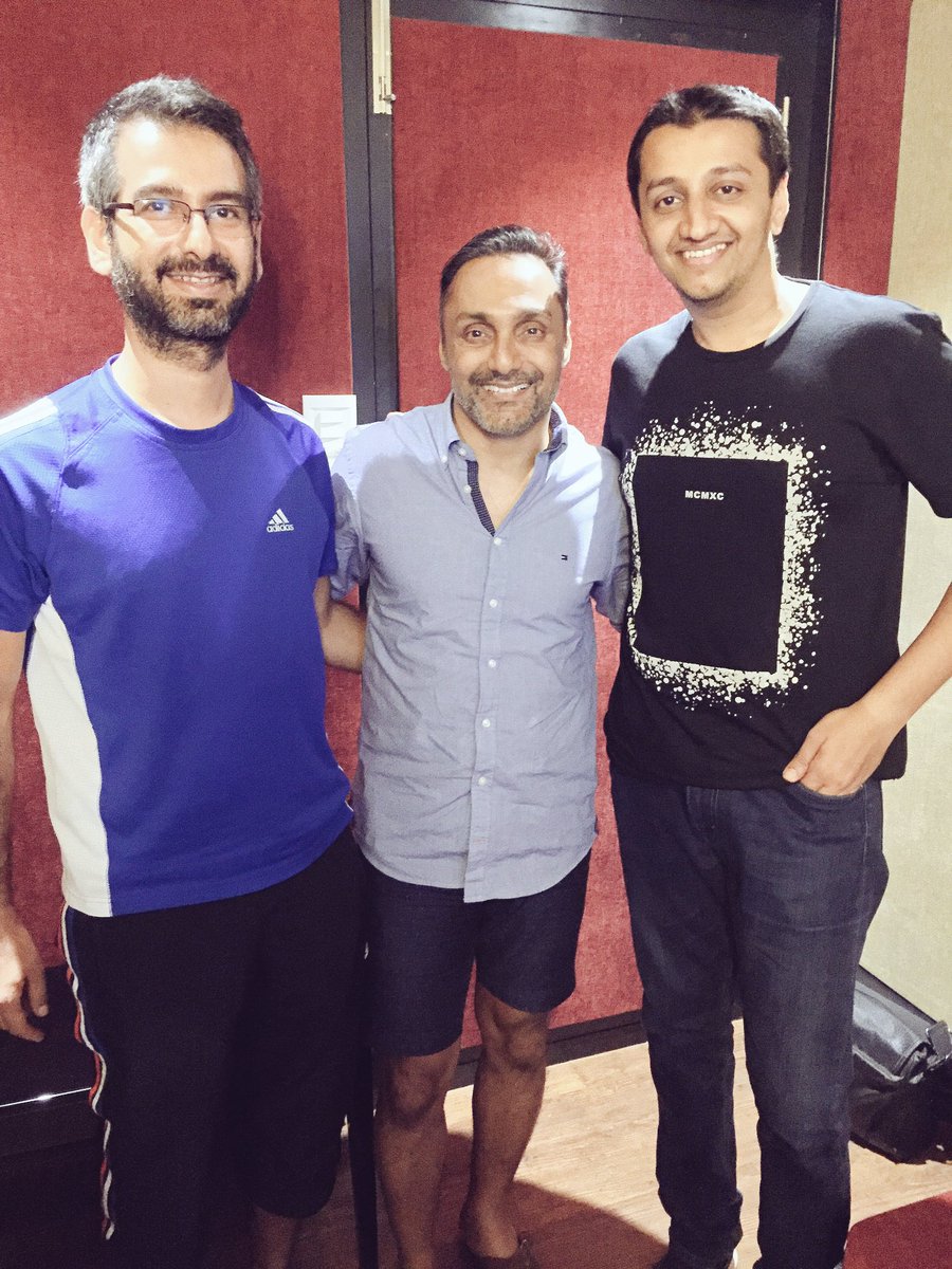 dddrums's tweet photo. Recorded 2 amazing songs #AtTheClick today with @salim_merchant & @Sulaiman for @RahulBose1 https://t.co/fR2ETsHQtU