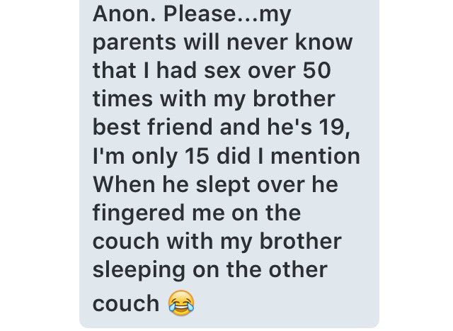 Sex confessiond