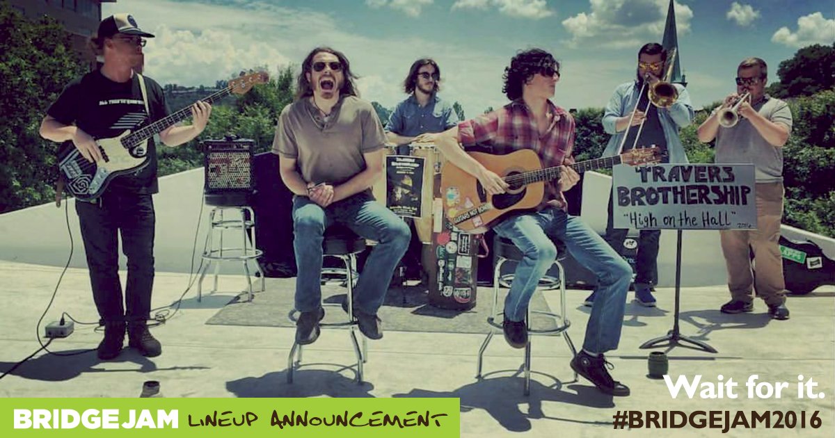 TheBridgeJam's tweet photo. Bridge Jam is excited to announce that Travers Brothership will be joining us on 10/15/16! #bridgejam2016 https://t.co/5ZQgFVPQ5I