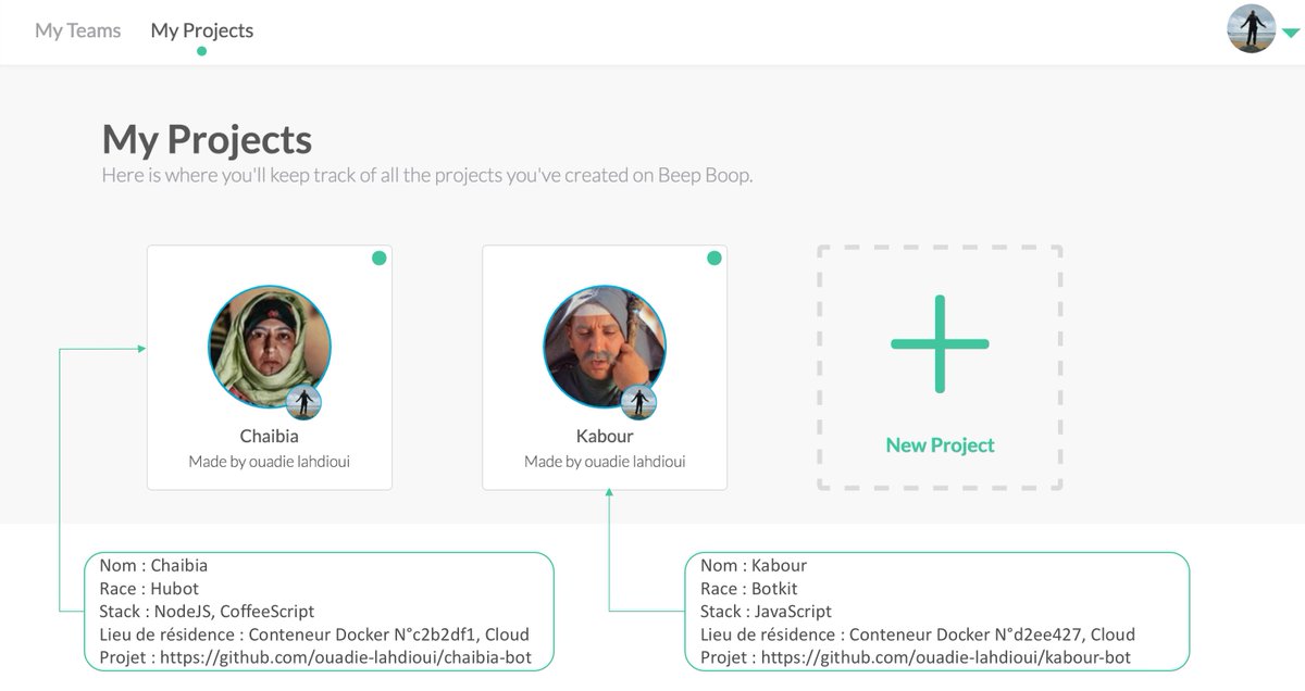 lahdiouiouadie's tweet image. My new cloud hosted bots : Kabour & Chaibia 😂
#chatops #DevOps #hubot #botkit #docker #github @BeepBoopHQ @nabilblk