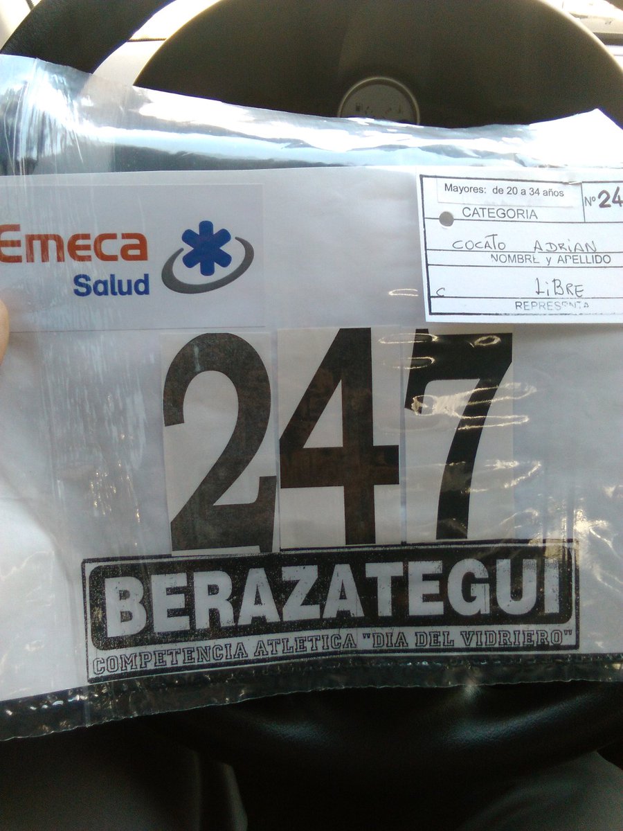 adriancito_2010's tweet photo. Todo listo. Hoy entrenamiento duro y mañana #lamaratondelvidrio. @RunFunNet @runningradioOK @LNCorre @runners_arg https://t.co/Uw3vrXidax
