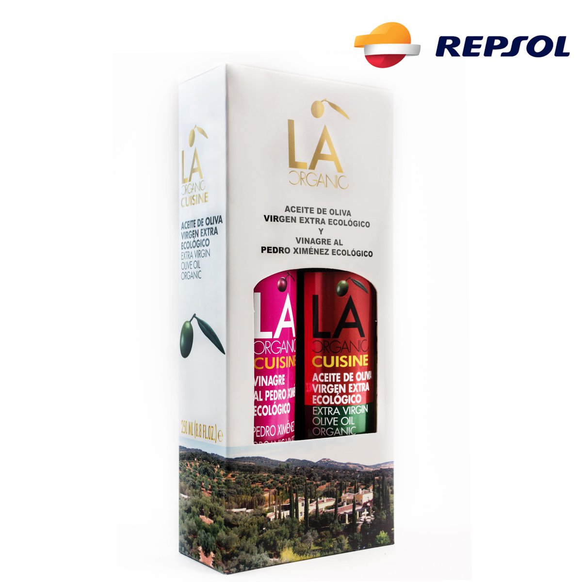 ¿Vas conduciendo y necesitas un regalo? Compra nuestro #packregalo de #aceite y #vinagre en las gasolineras #Repsol