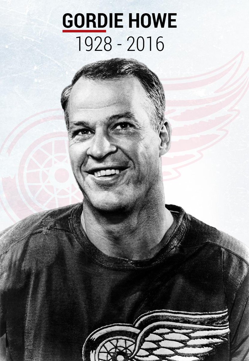 Rest in peace, Mr. Hockey. #9RIP