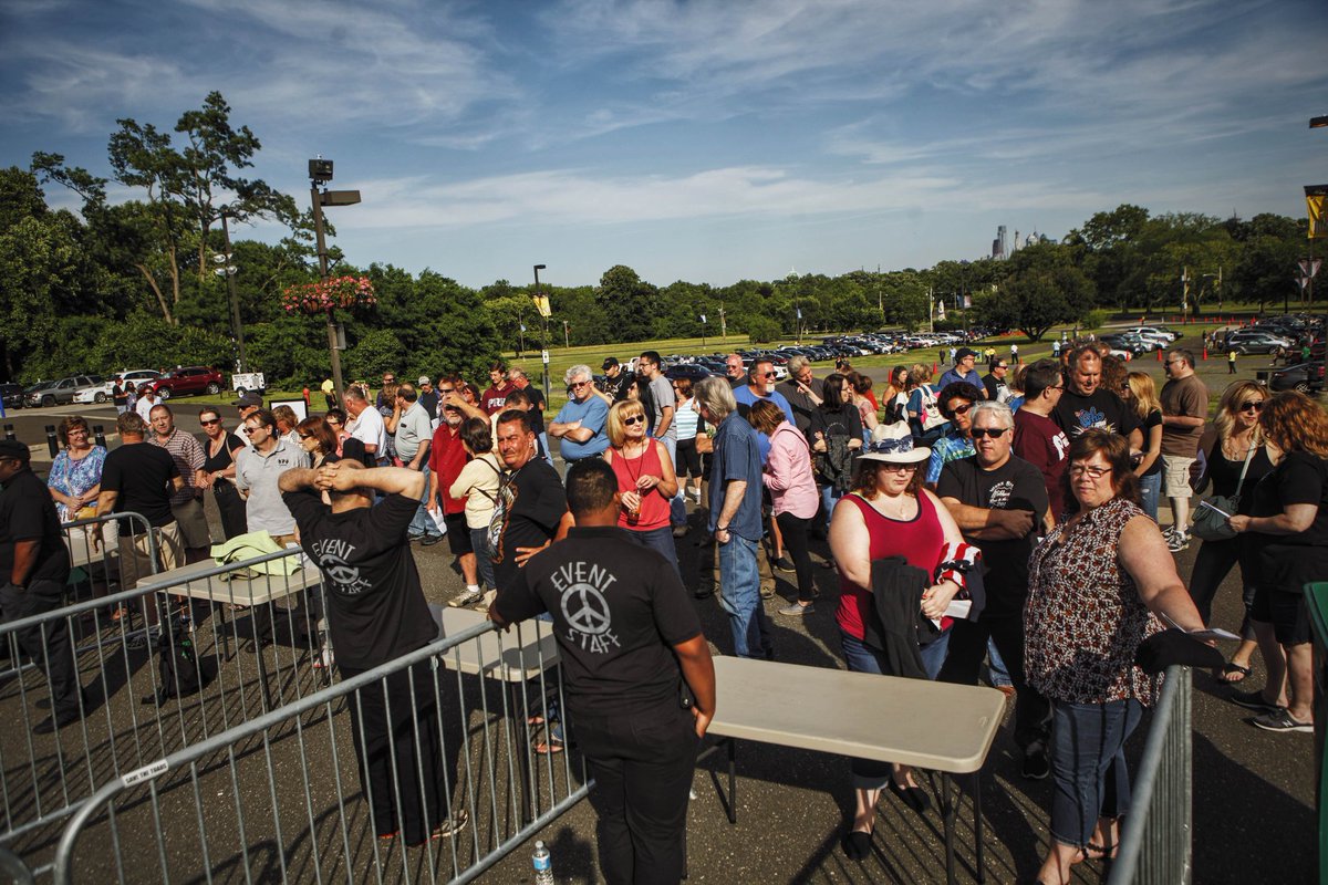 A perfect night here at #theMann as the doors for Peter Frampton and Lynyrd Skynyrd open.