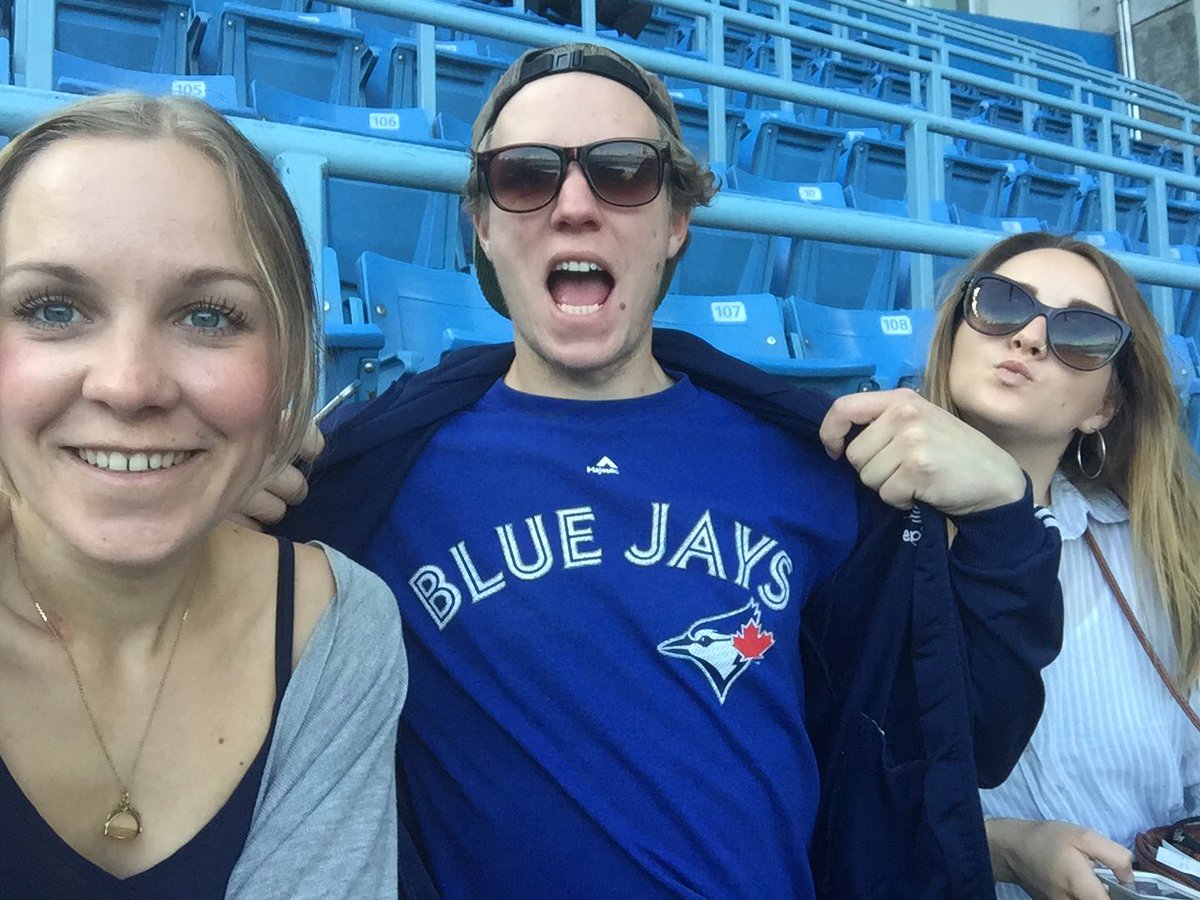 Visiting from the UK, go blue jays!!! ⚾️ #OurMoment