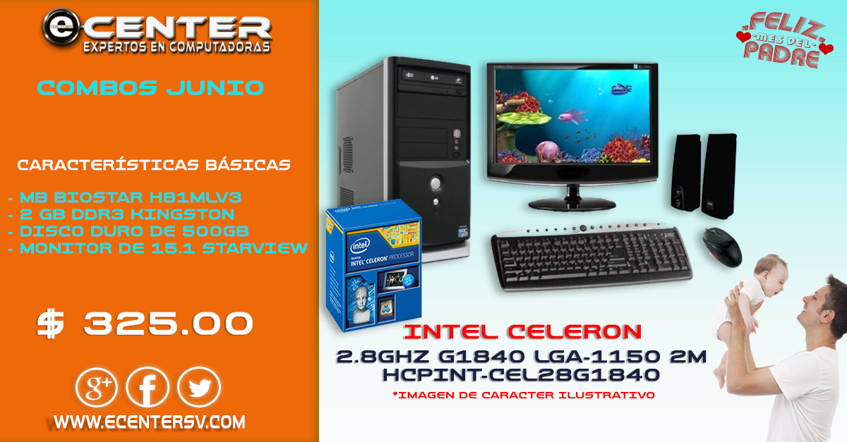 ecentersv's tweet photo. La mejor forma de demostrarle que te encanta chatear con él cuando no estas cerca es con una pc como estás #Combos https://t.co/Utm1PMtNv6