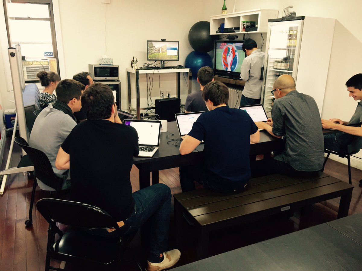 datadoghq's tweet image. This is how our engineers watch a soccer game... #Euros2016 #codingallday