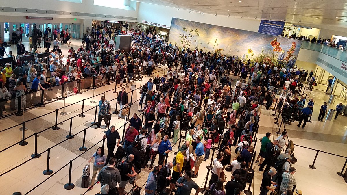 Dallas Love Field on X: TSA Security Checkpoint has reopened for all  departing flights. If you have a flight now, expect 3 hours in line.   / X