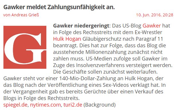 Gawker meldet Zahlungsunfähigkeit an. turi2.de/aktuell/gawker…
