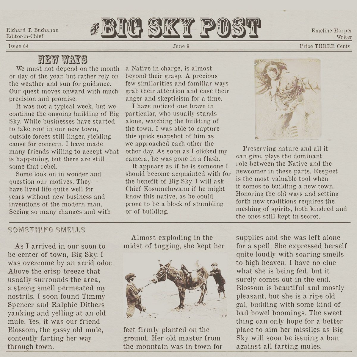 thebigskypost's tweet photo. Hot off the press. Read all about it!
#bigskytvshow #westerns #westerntvseries https://t.co/AfcLwyeCkR