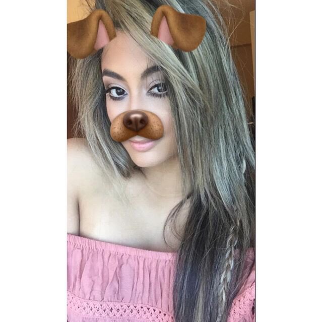 stainedsophia's tweet photo. Ally looks so cute with the dog filter 😩 https://t.co/ilIHxdXsQ6