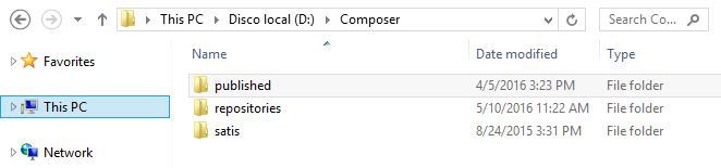 codechanic's tweet image. Repositorio local de Composer en Windows codechanic.wordpress.com/2016/06/10/rep…