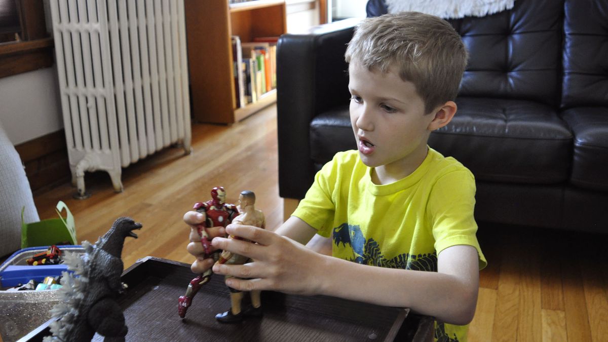 7-Year-Old Unable To Maintain Single Cohesive Storyline While Playing With Action Figures onion.com/1ZEMK0V