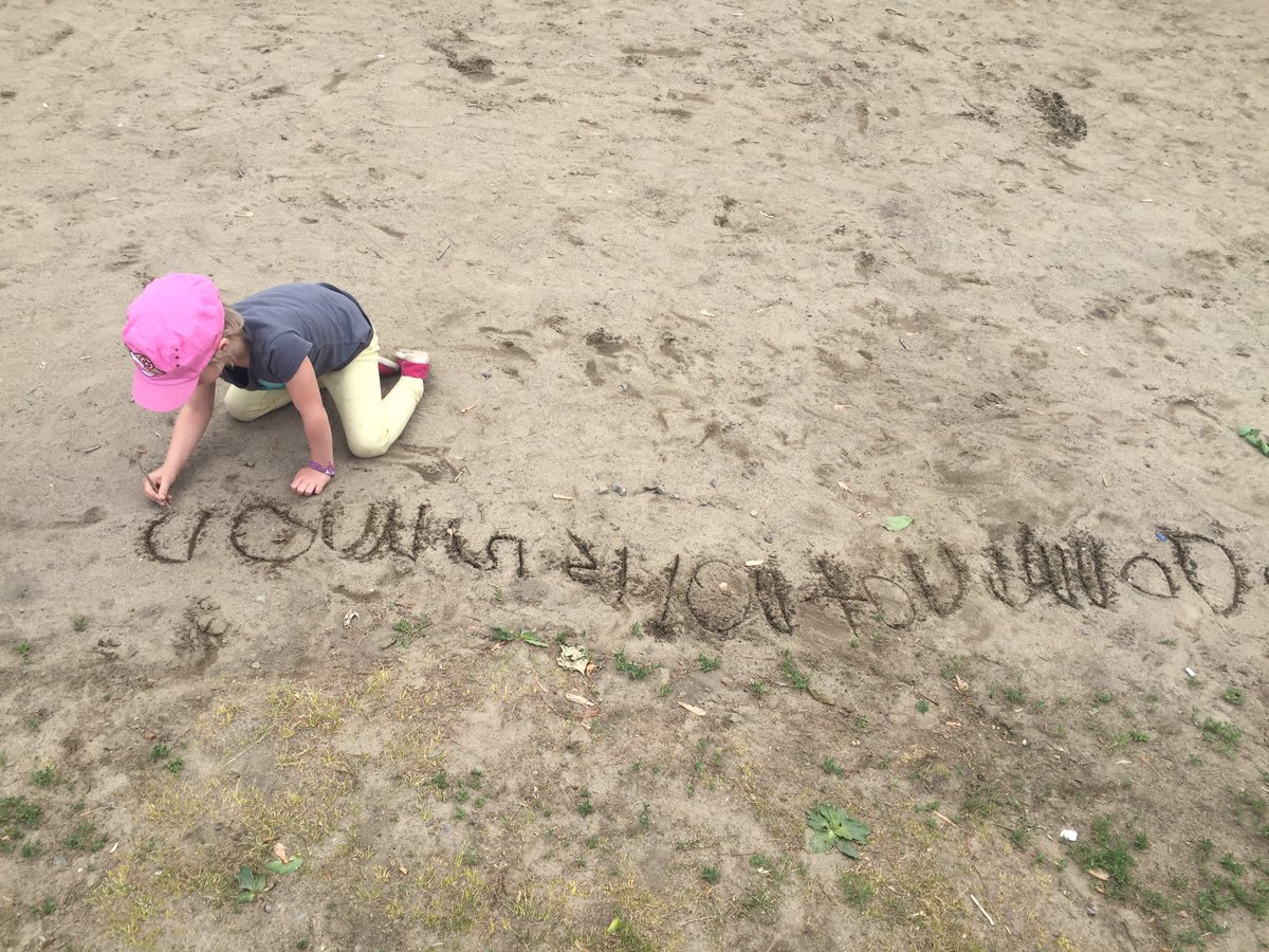 StRoseKinder's tweet photo. Even when we're playing outside we're thinking about numbers &amp; letters! What a treat to see🙌🏼👏🏼👍🏻@ roselimaSt https://t.co/AV1h538ixs