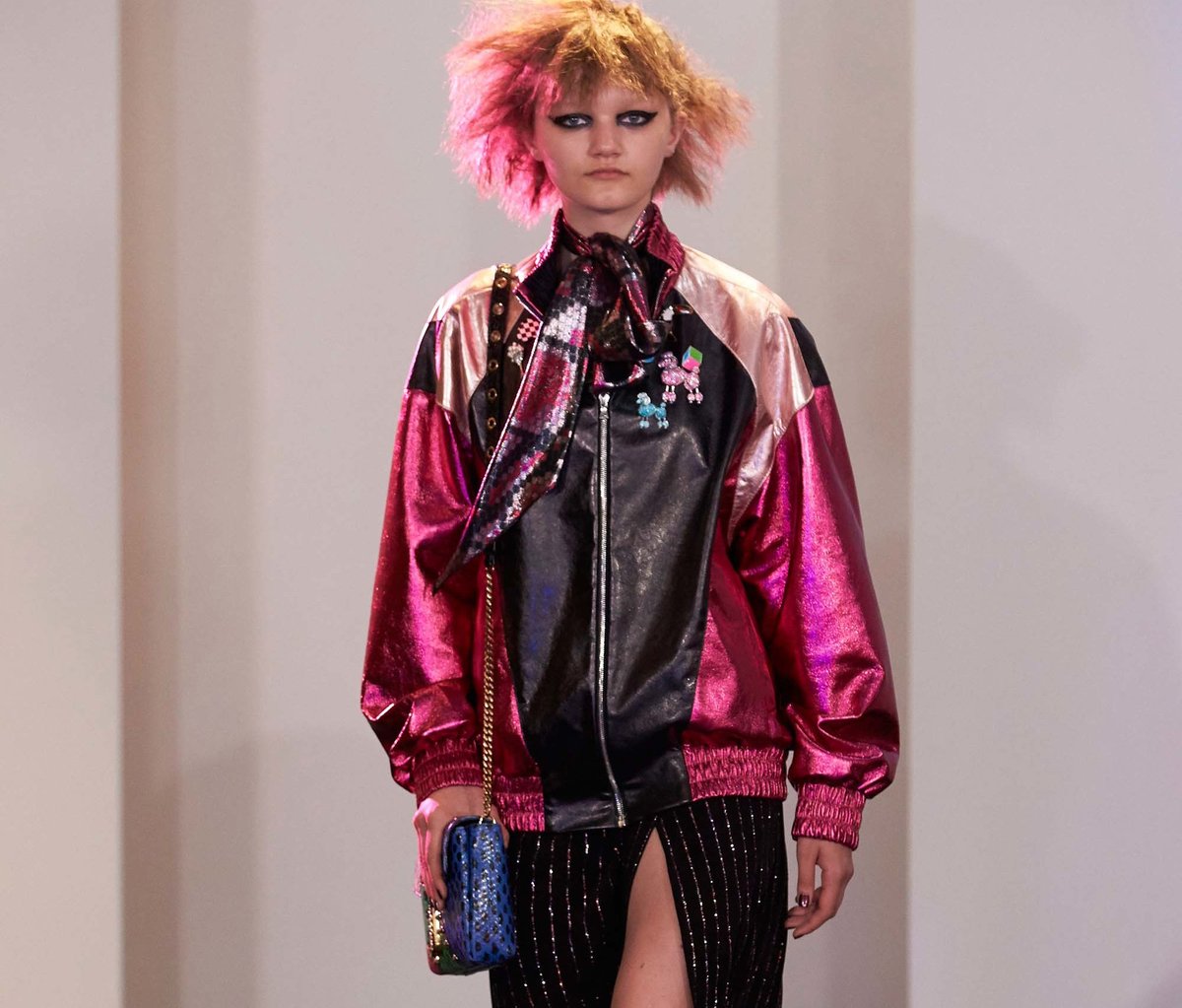 #MarcJacobs officially brought back the 90s in his Resort ’17 collection. Is crimped #hair about to make a comeback?