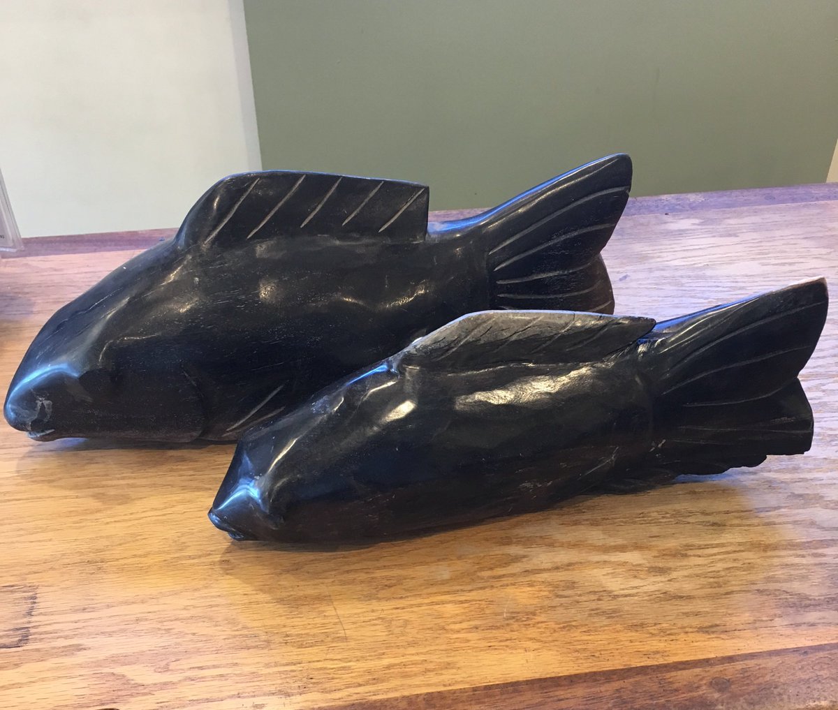Come in and get these beautiful petrified wood koi fish while they last! On sale today for 20% off! #wildflowerptown