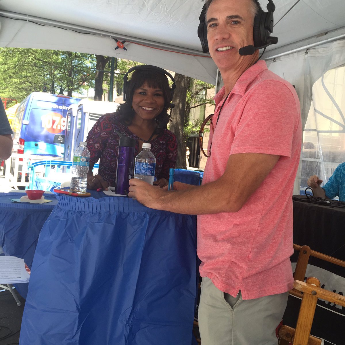 mymixcharlotte's tweet photo. Come see @mattharris1079 and @RamonaHolloway at @TasteCLT! They're broadcasting live in the #LinkVIP https://t.co/koUsnerV4m