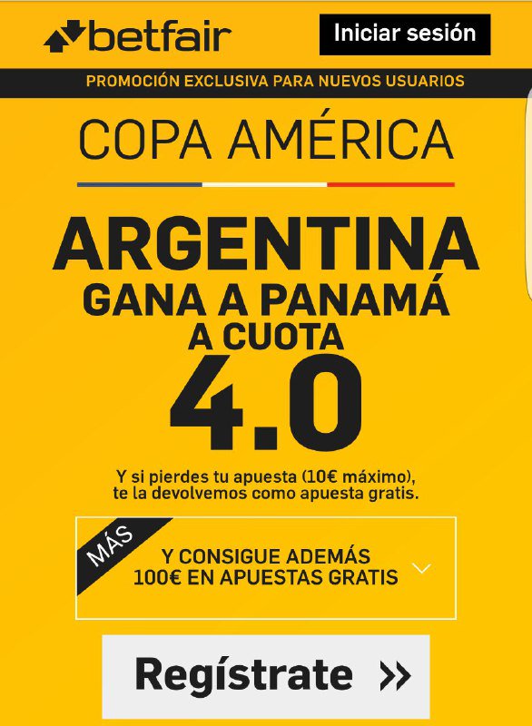 apuestaonfire's tweet photo. Súper Cuota – Argentina gana a Panama a cuota 4.0

 https://t.co/wuwoqNYKmC https://t.co/Ac5g6gw9C5