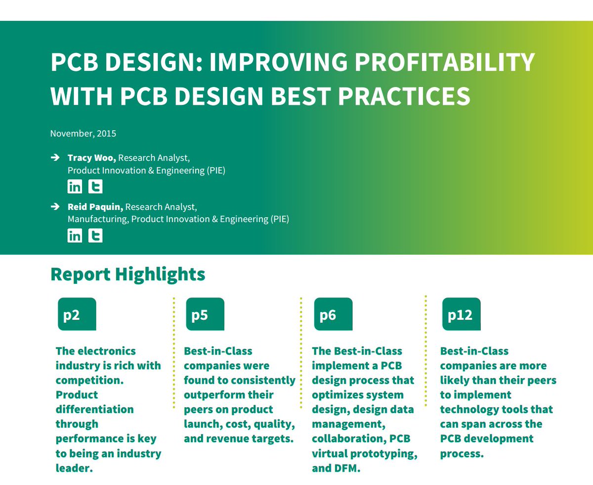 MentorPCB's tweet image. Improve profitability with these PCB design best practices: mentor.com/pcb/resources/… #pcbdesign