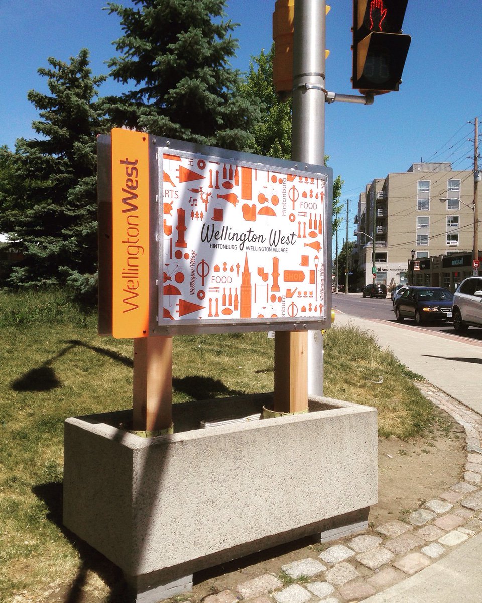 federaldh's tweet photo. Another shot of the @wellington_west signs. Frame designed by #FederalDesignHouse, panel artwork by @GetCharacter https://t.co/1d1MwpY4fj