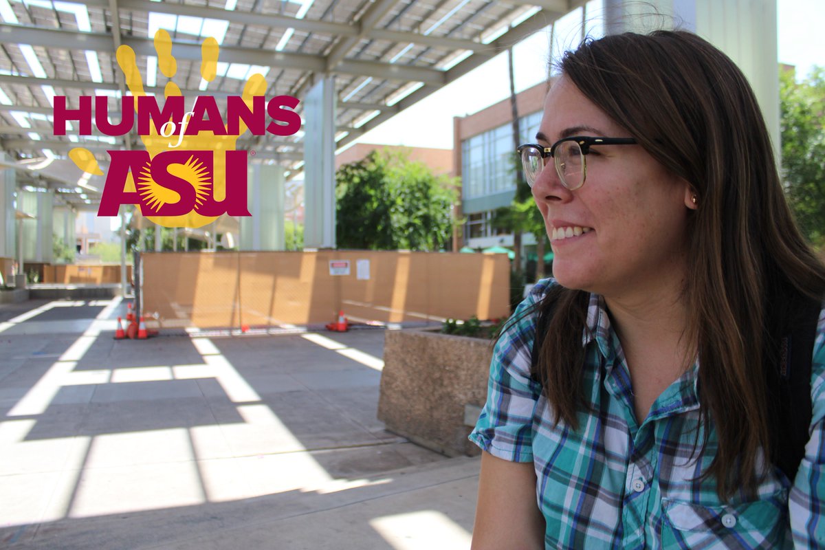ASUStudentLife's tweet photo. Humans of ASU - a look inside the lives of our students! https://t.co/eYlwqPa6l8 #HumansofASU #HOASU #SunDevils https://t.co/evEaA9ufGL