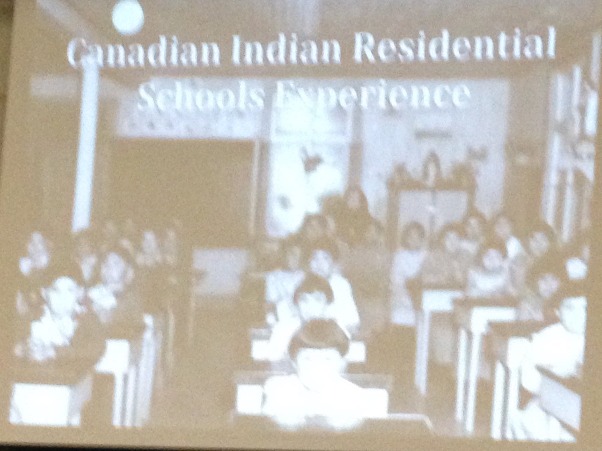 tom_dall's tweet photo. Very enlightening presentation on residential schools at CCSTA conference in Yellowknife @alcdsb https://t.co/8LMQzL94gu