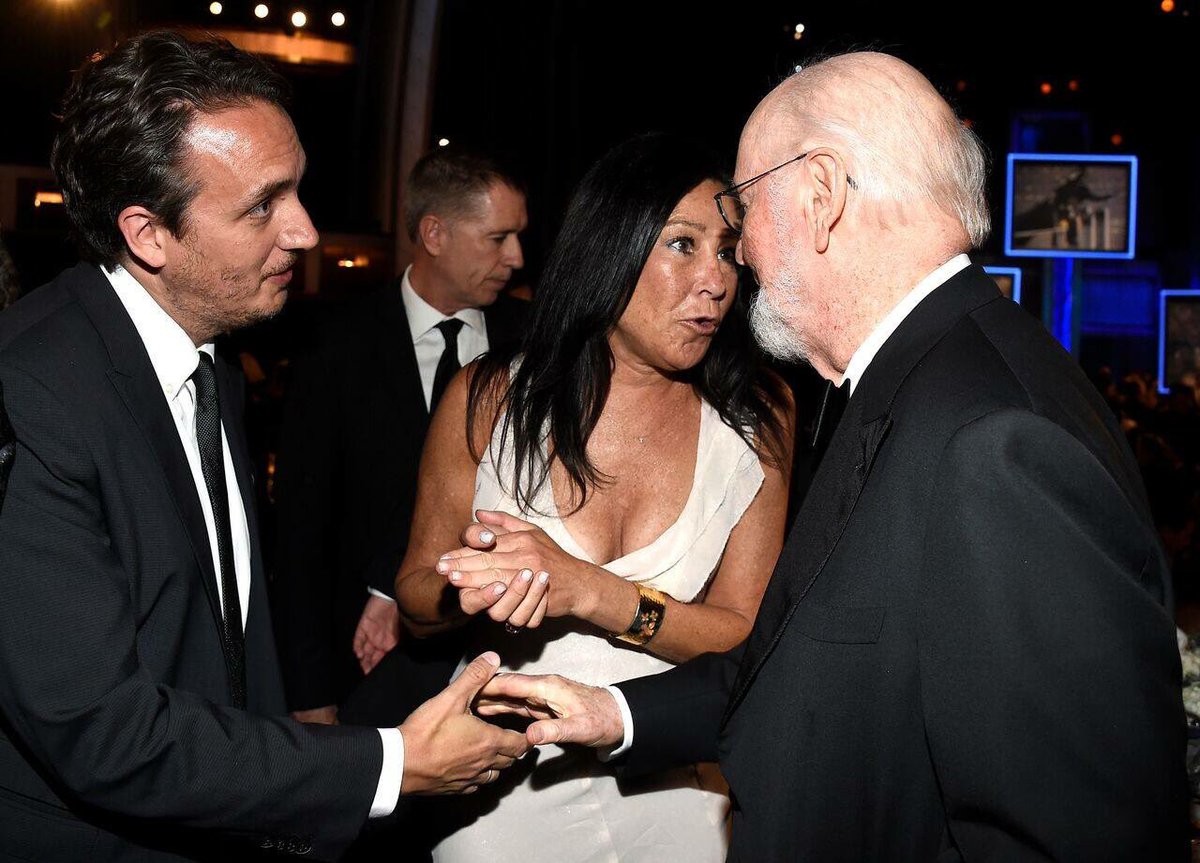 RuyFolguera's tweet photo. With Maestro John Williams, no words needed, just my happy happy face! @TerriApple @moniquemoss @AmericanFilm https://t.co/qOLqjX5gAF