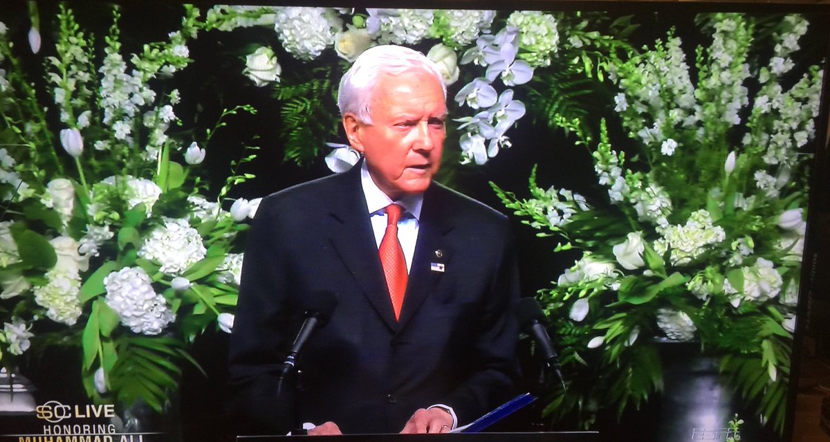 Hatch: 'I'll never forget that greatness. Nor will I ever forget him.' #RIPChamp #MuhammadAli #utpol