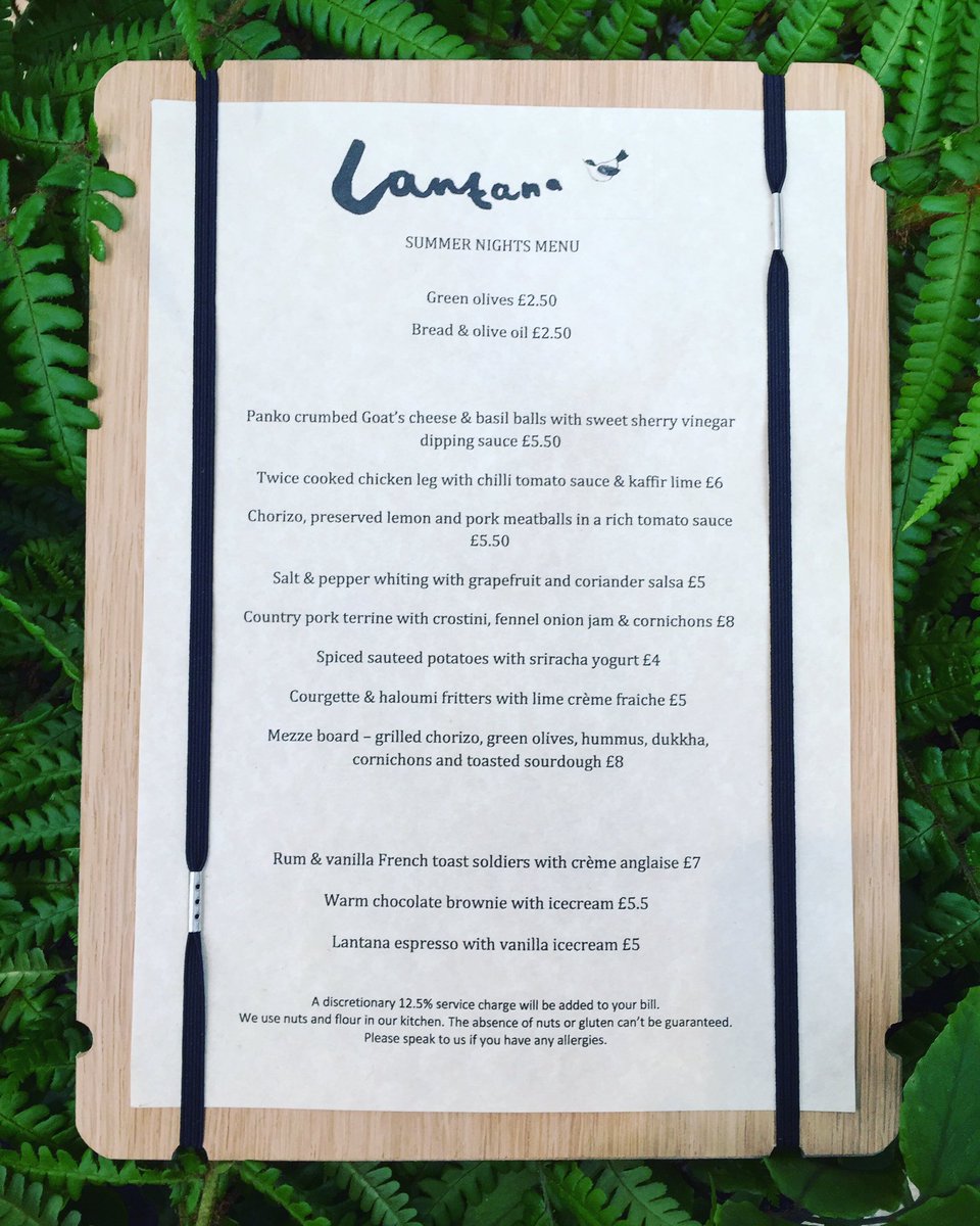 Foooooooooood 😋 Lantana Summer Nights Menu X