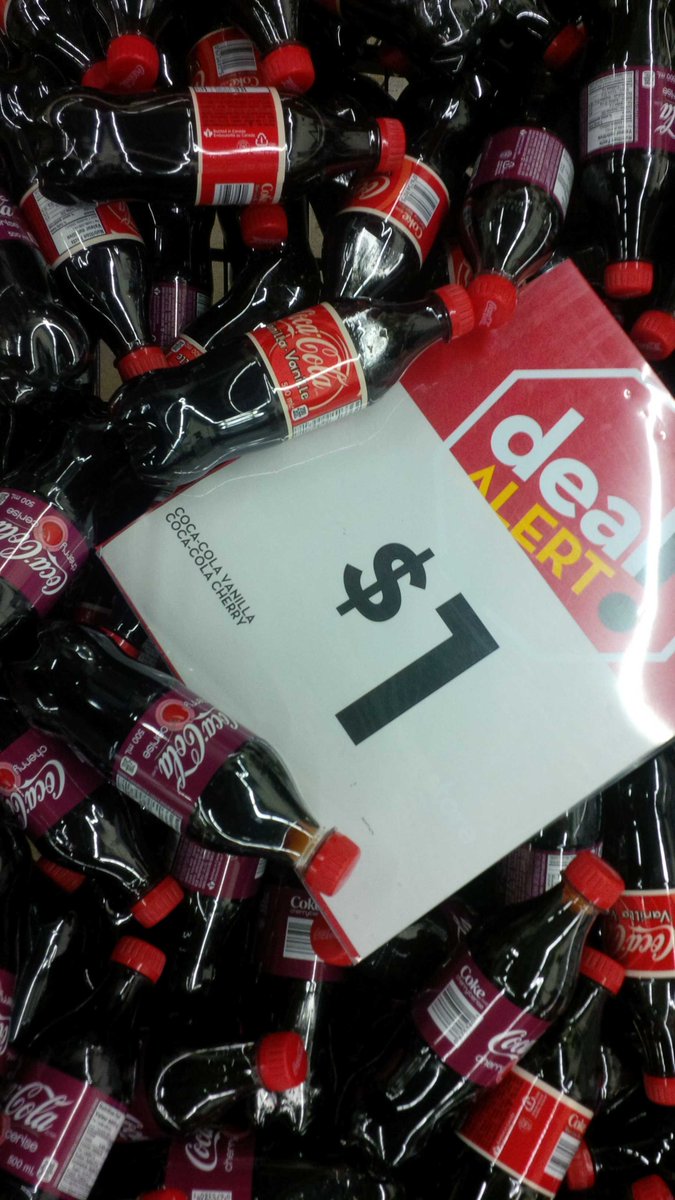 GTGuelph's tweet photo. Mmmmmmm Vanilla or Cherry Coke. Only $1 at Giant Tiger Guelph. https://t.co/XdlobP7b42