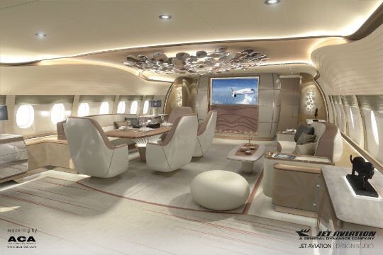 Berrezai's tweet photo. Un #Airbus #A350 aménagé en jet privé, ça donne ça! #AVGeek #EBACE16 https://t.co/II34O6CCea