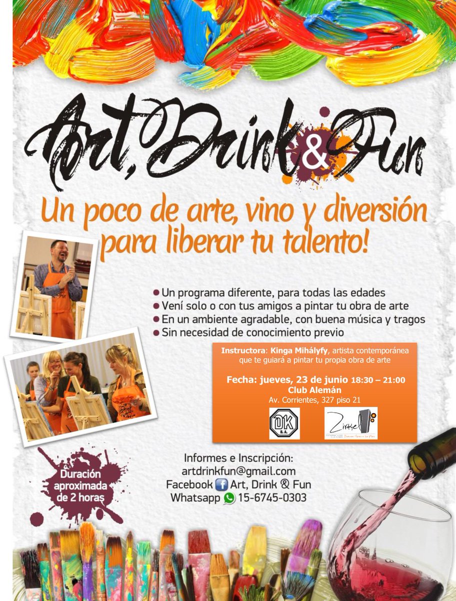 dkbuenosaires's tweet photo. #art #drink #fun. Lunes 23 18:30 horas vení a pintar tu obra de arte con buena música y tragos. https://t.co/znX6OH4leH