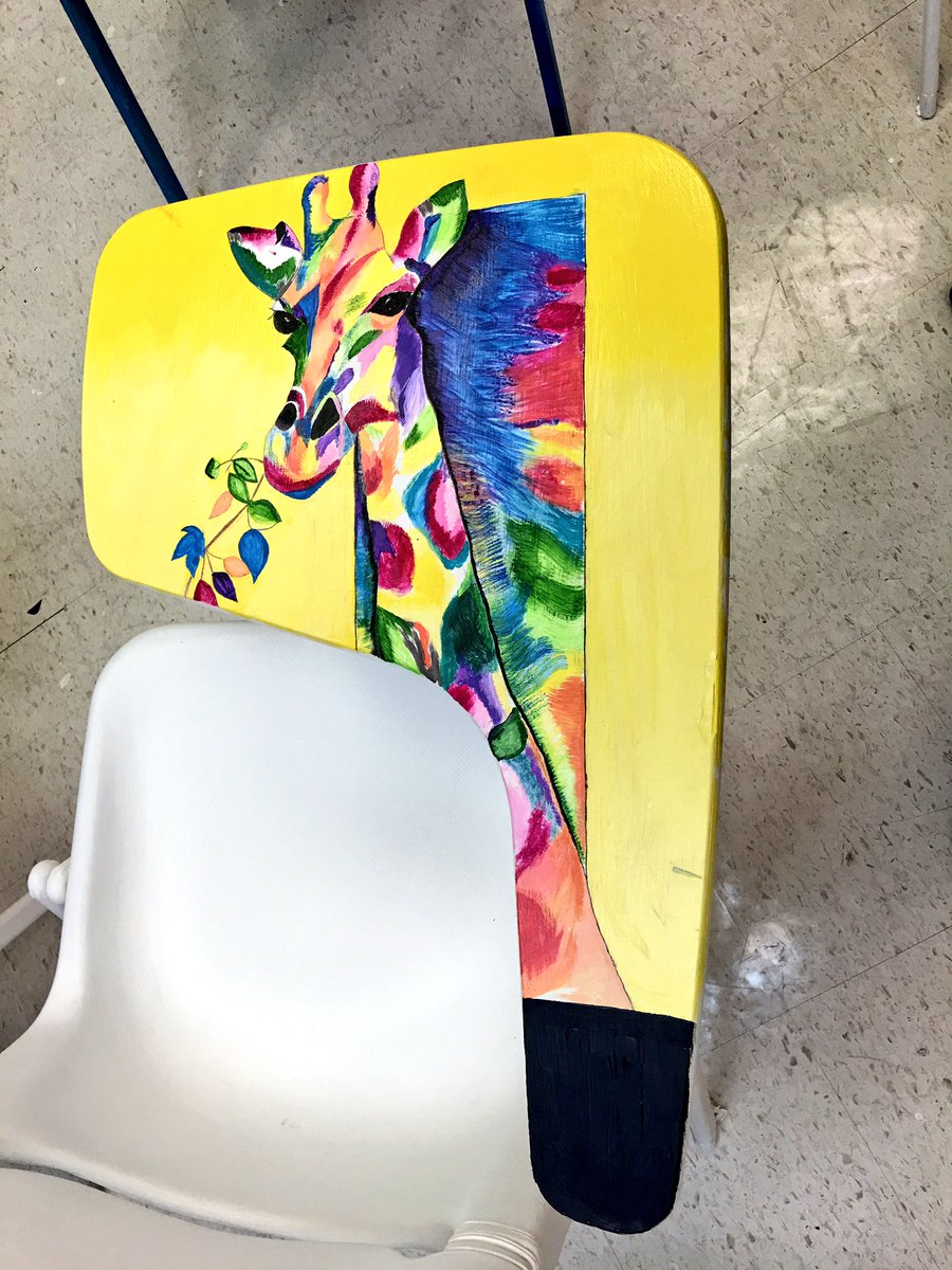 thehilamonster's tweet photo. #TheChairProject from @BU_Tweets is being recreated by @CUNYPrep students in the Bronx! So excited! #PublicArt #CUNY https://t.co/kcE7KeERql
