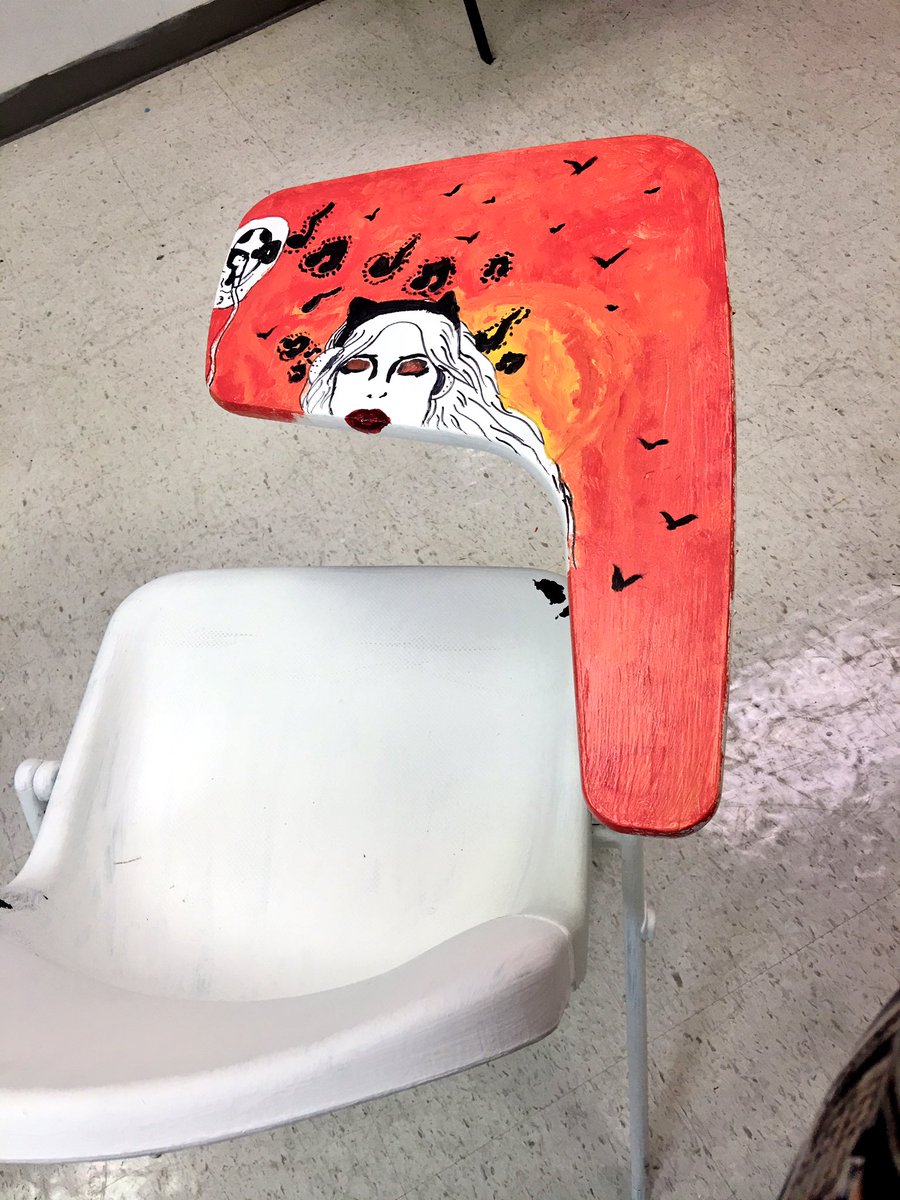 thehilamonster's tweet photo. #TheChairProject from @BU_Tweets is being recreated by @CUNYPrep students in the Bronx! So excited! #PublicArt #CUNY https://t.co/kcE7KeERql