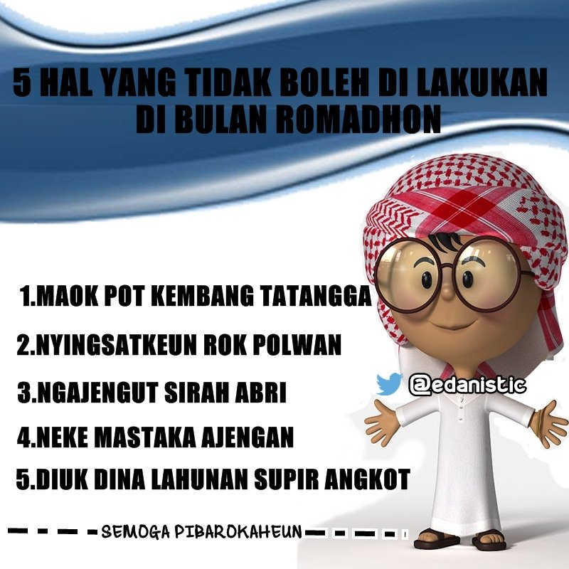 edanistic's tweet photo. KULTUM #KukulutusTujuhMenit poho can di cc keun ka Haji adol @ComicSunda #CSAing :((((( https://t.co/CABgTDTjxs