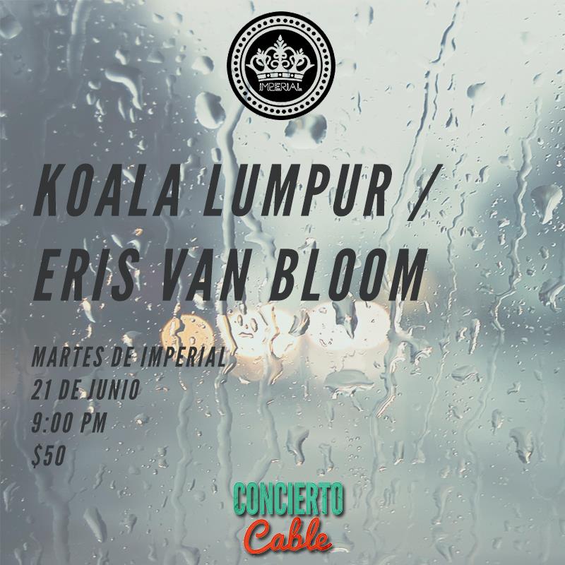 KoalaLumpurband's tweet photo. Este 21 de junio estaremos en el Imperial con @erisvanbloom :) https://t.co/soshXZzXfg