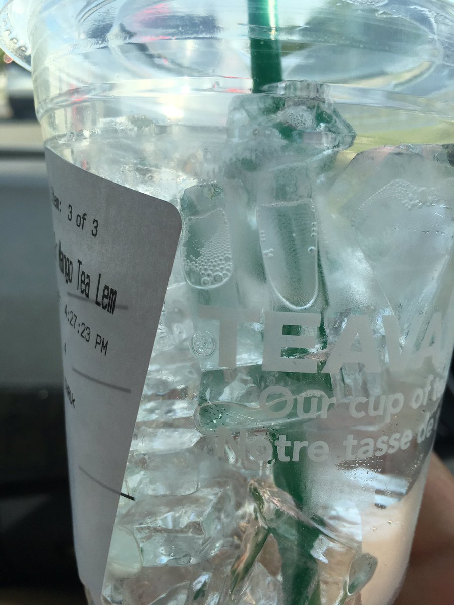 vichanda's tweet image. Would you like tea with your ice? @StarbucksCanada #woes