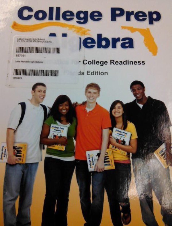 BadAdviceDog's tweet photo. how tf are they already on the textbook if theyre posing for it https://t.co/iIHAeHvLeH