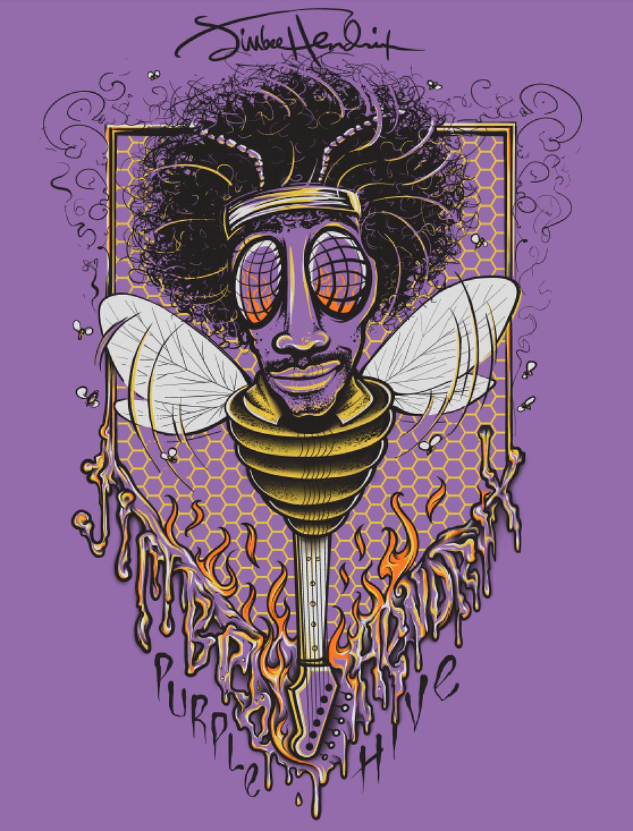 BeeProgressive's tweet image. Happy Birthday Jimi!
Jimbee Hendrix, Purple Hive
#JimiHendrixBirthday, #BeeProgressive.com
