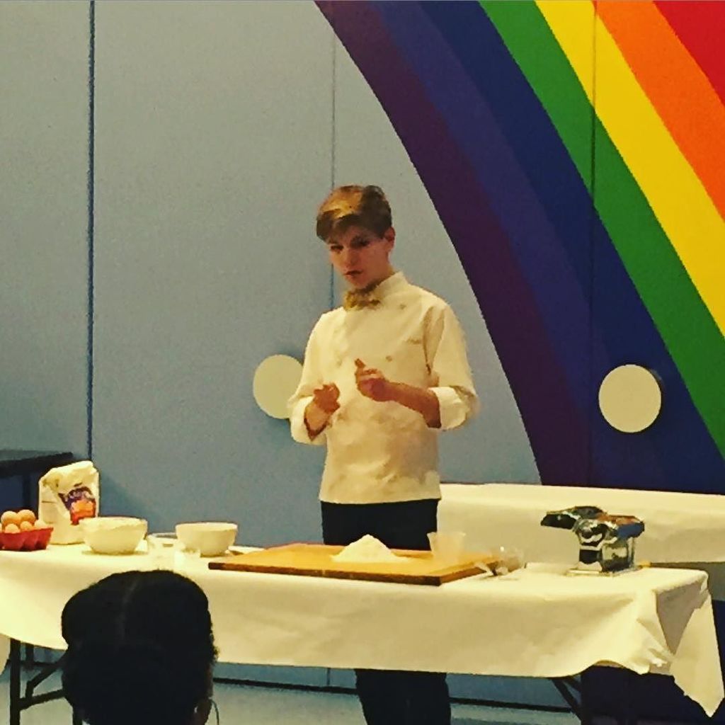 LoganJrChef's tweet photo. Just finished my demo at the library @memphlibrary #childrensdept #901 #mycity #cheflife #pasta #kids #juniormaster… https://t.co/k3a0ILuhcA